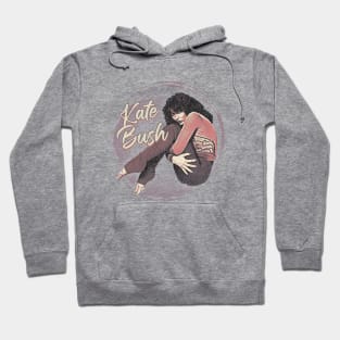 Vintage Halftone dots Kate Bush Fanart Design Hoodie